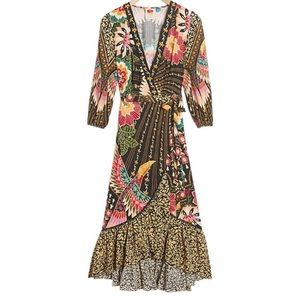 Farm Rio wrap dress